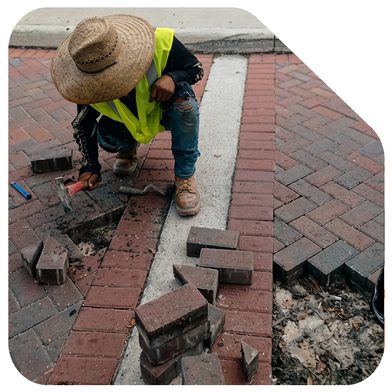 Concrete Paver Driveway