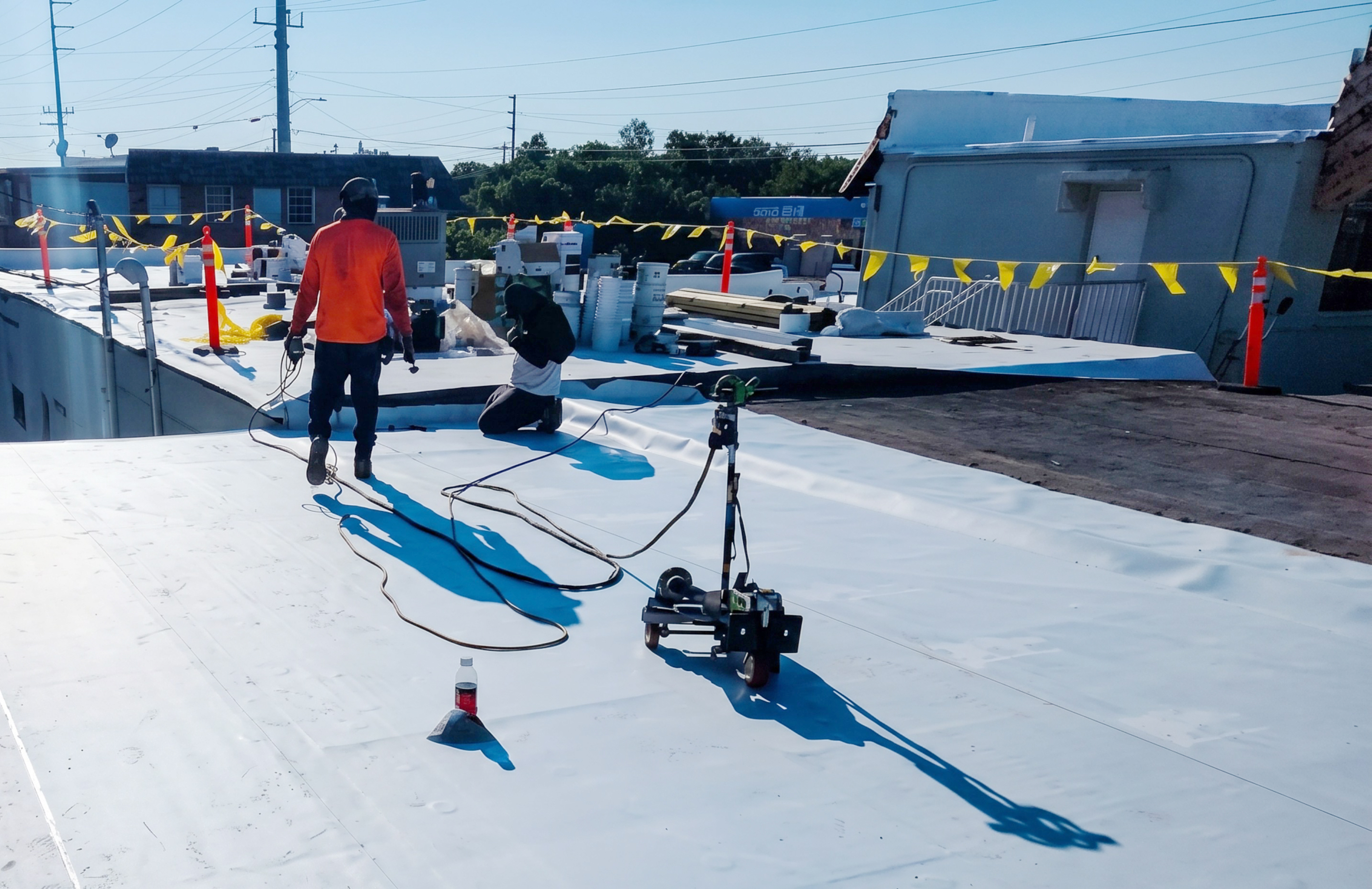 Flat roofing 3