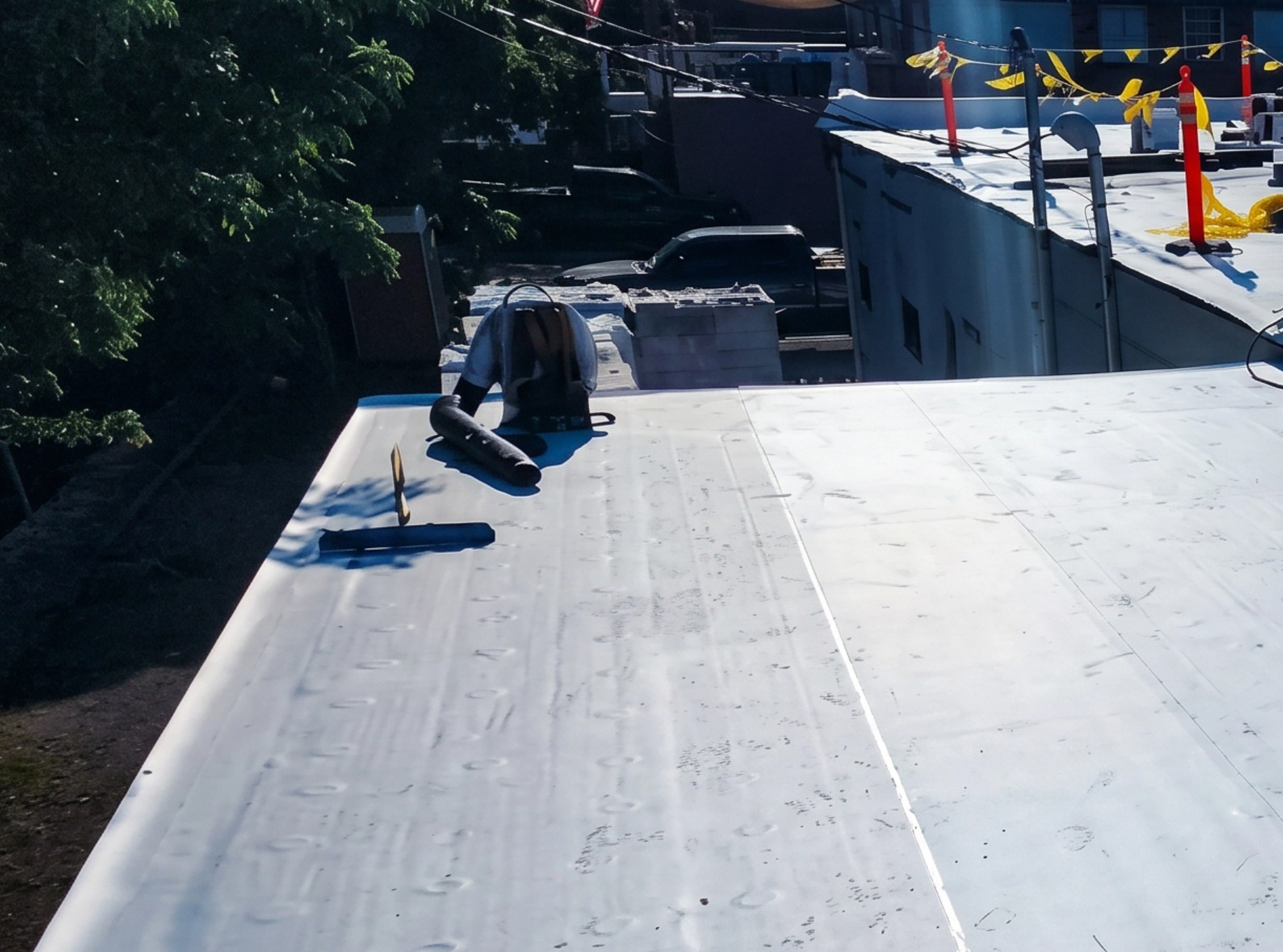 Flat roofing 2